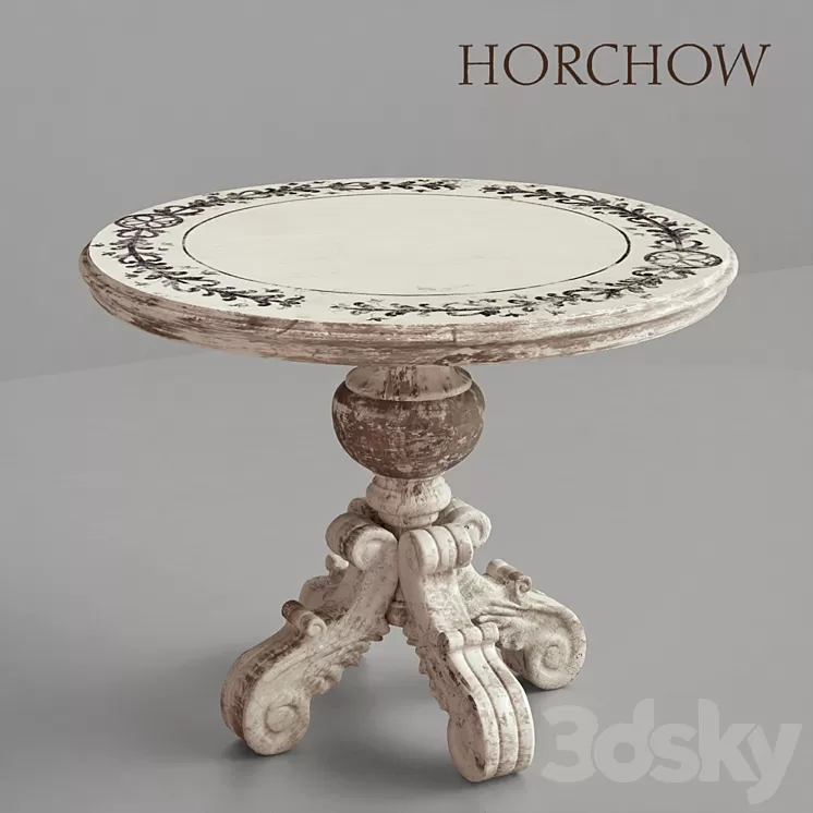Table HORCHOW style of Provence. 3D Model