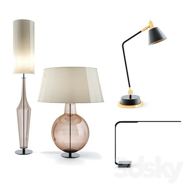 Table lamp 3D Model