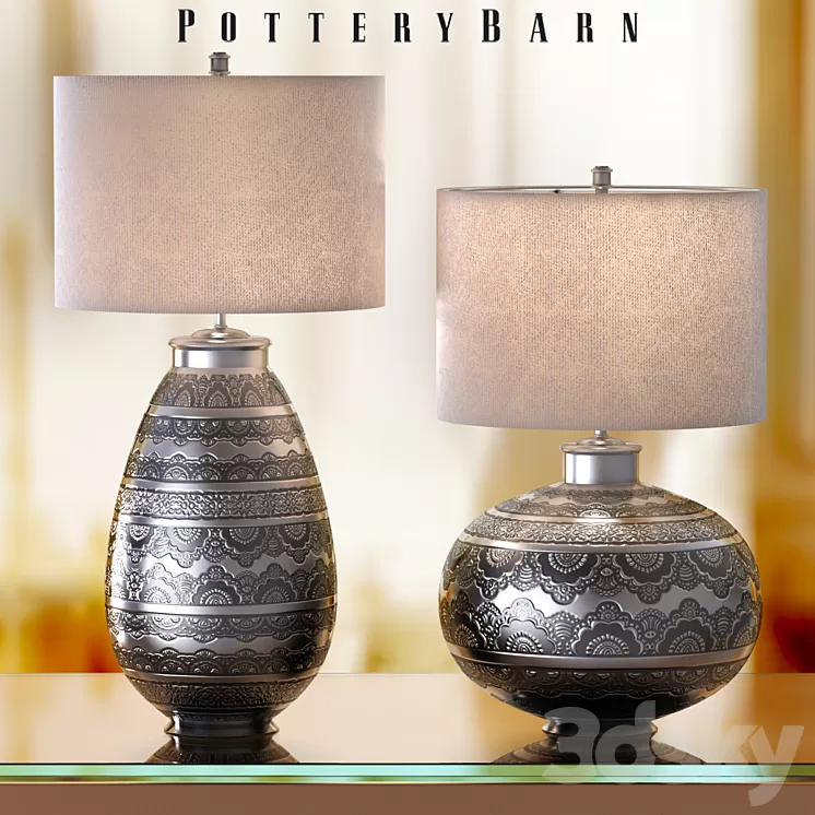 TABLE LAMP 5 3D Model