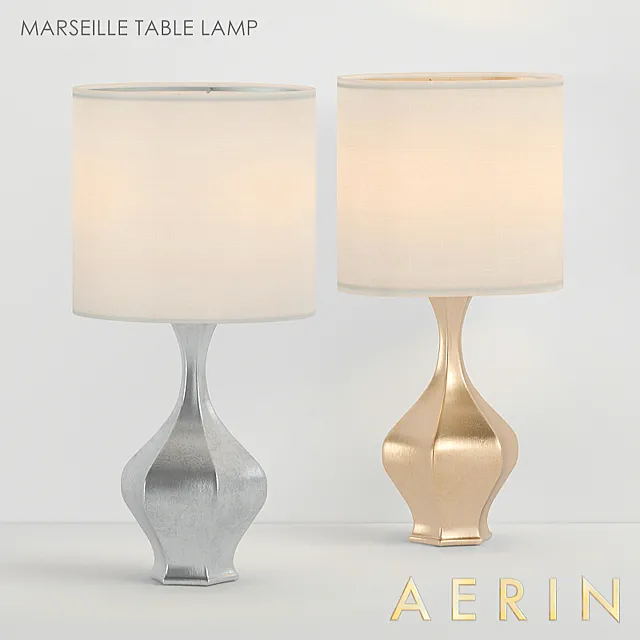 Table lamp Aerin Marseille 3DModel