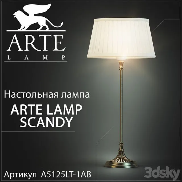 Table lamp Arte lamp scandy A5125LT-1AB 3D Model