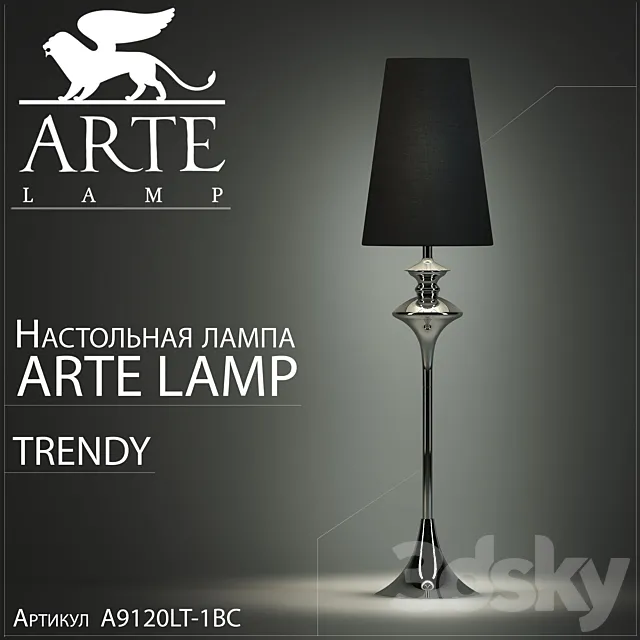 Table lamp arte lamp trendy A9120LT-1CC 3DModel