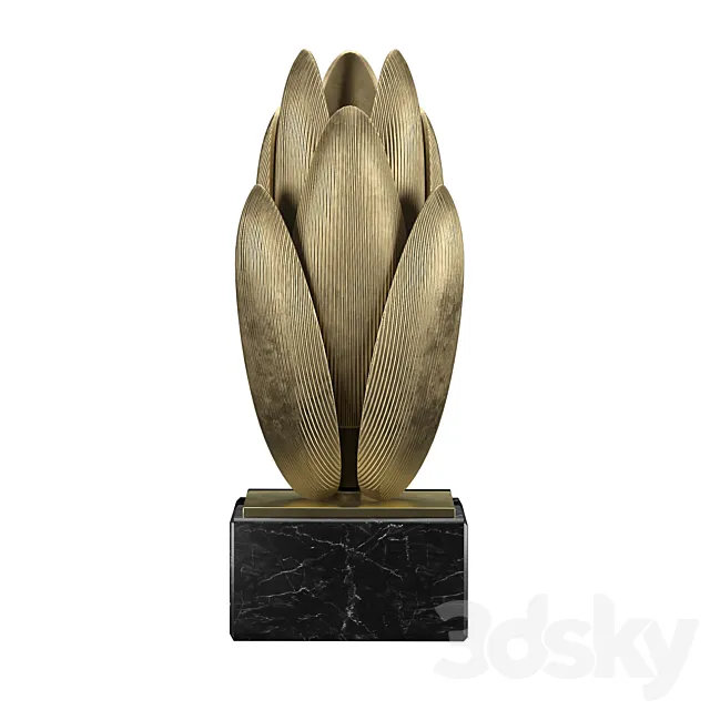 TABLE LAMP BLOSSOM Eichholtz 3D Model