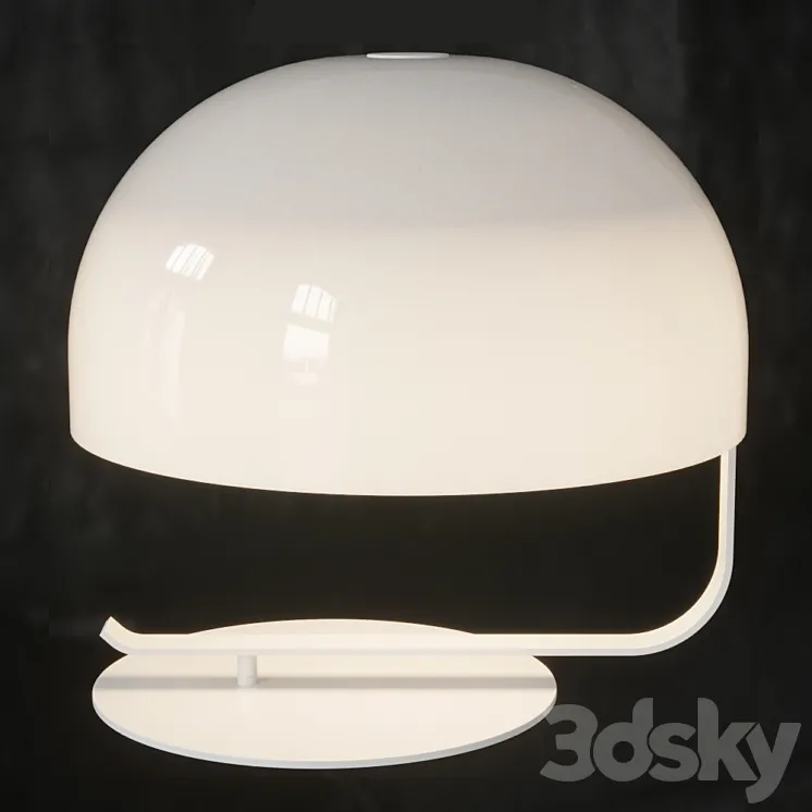 Table Lamp by Marco Zanuso for Oluce Free Download