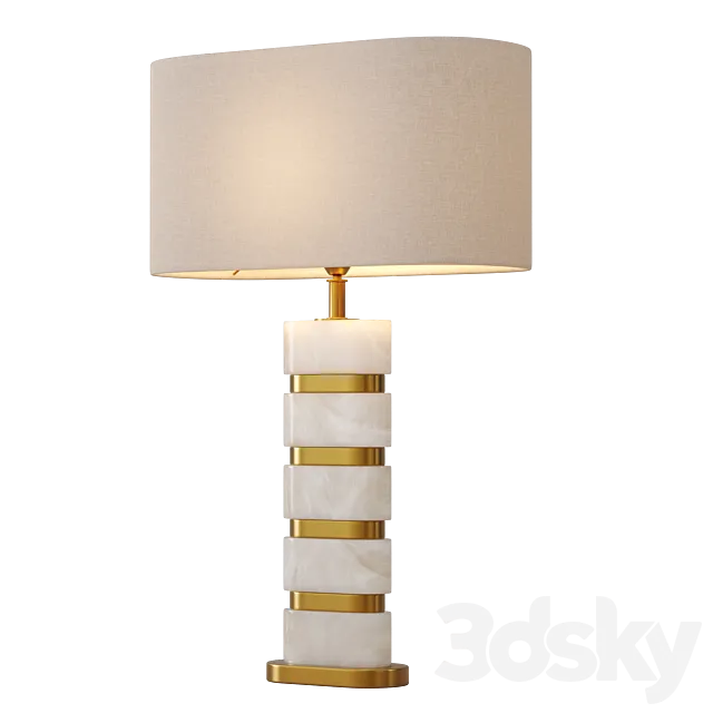 Table lamp Eichholtz 118163 Newall 3D Model