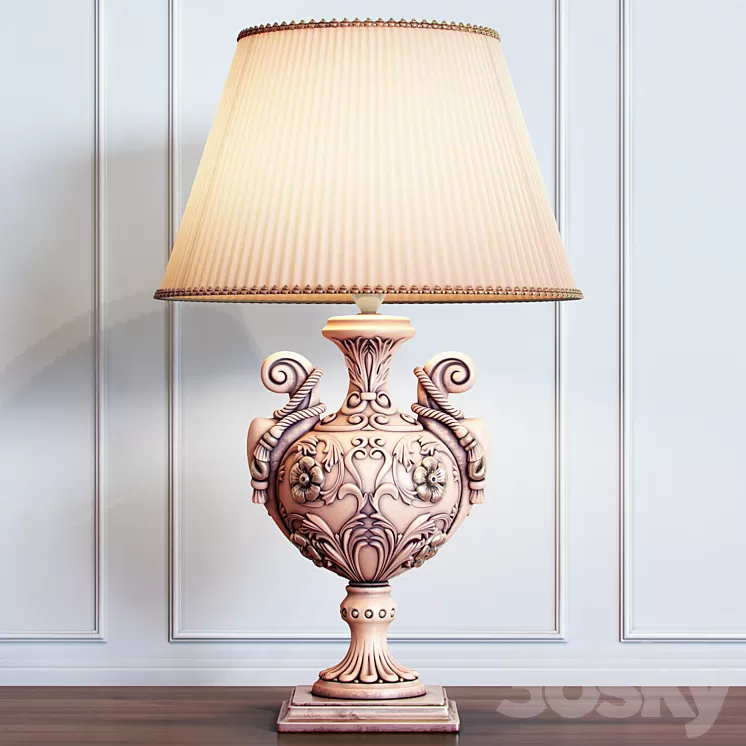 TABLE LAMP FRANCESCO PASI 2130 LCR / FA 3D Model