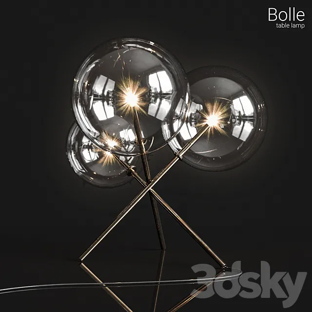 Table lamp Gallotti & Radice Bolle 3DModel