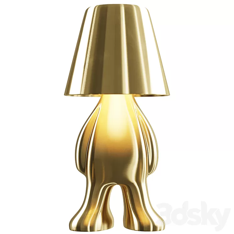 Table lamp GOLDEN BROTHERS By Qeeboo 3D Model