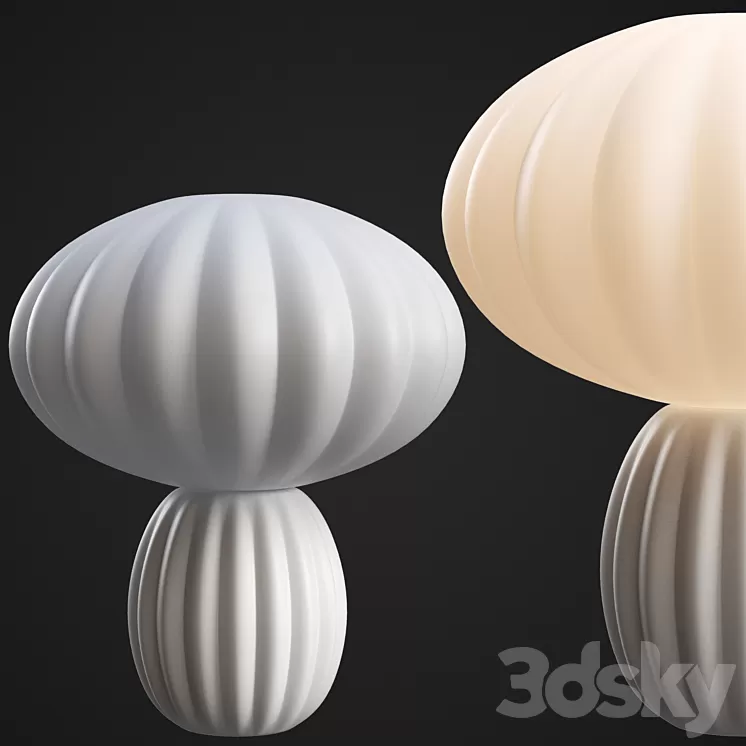 Table lamp Hubsch Opal 3D Model