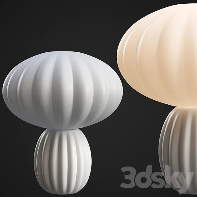 Table lamp Hubsch Opal 3DModel
