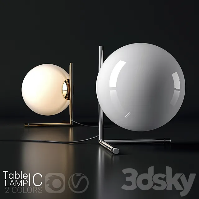 Table lamp IC 2 3DModel