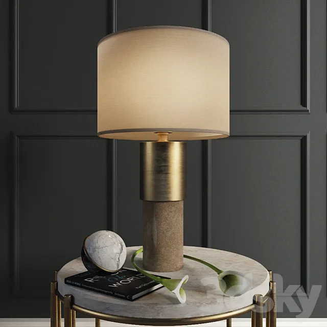 Table Lamp John Lewis Akani 3DModel