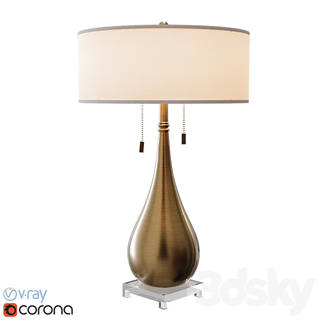 Table lamp Lagrima 3D Model
