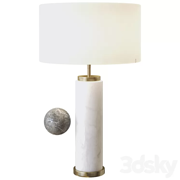 table lamp lxry by eichholtz 3D Model