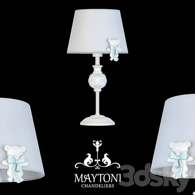 Table lamp Maytoni ARM033-11-BL 3DModel