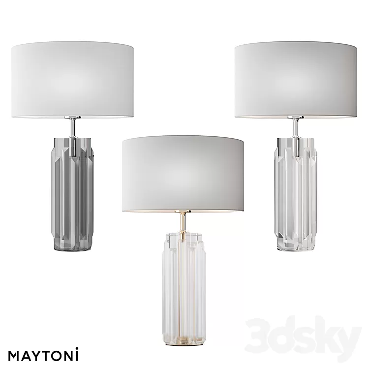Table lamp MOD304TL-01GR MOD304TL-01CH MOD304TL-01G OM 3D Model