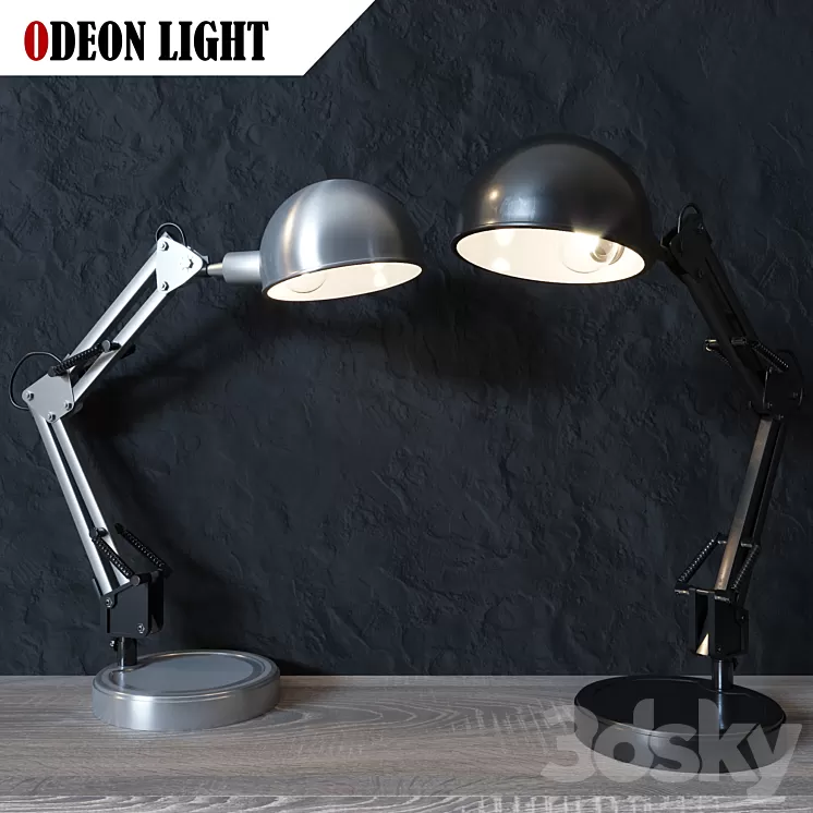 Table lamp Odeon Light 2323 / 1T Iko and Odeon Light 2324 / 1T Iko 3D Model