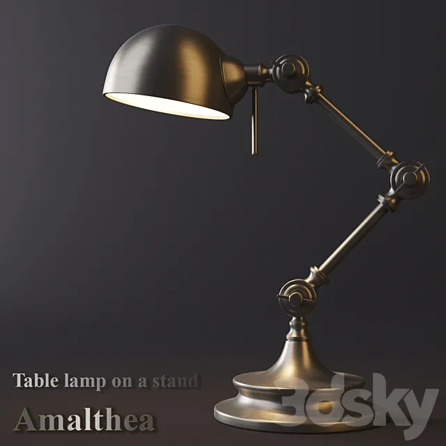 Table lamp on a stand - Amalthea 3DModel