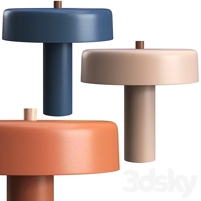 Table lamp romatti punk 3DModel