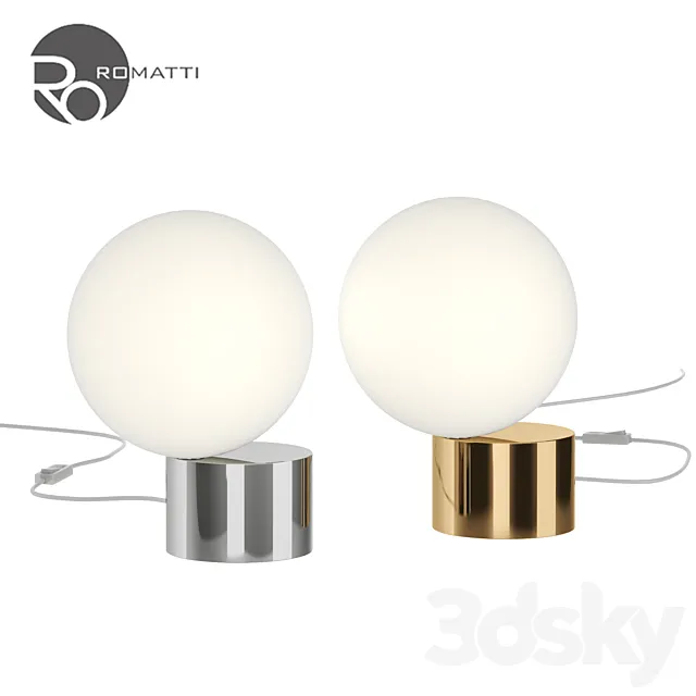 Table lamp Romatti Tip of the Tongue Michael Anastassiades 3DModel