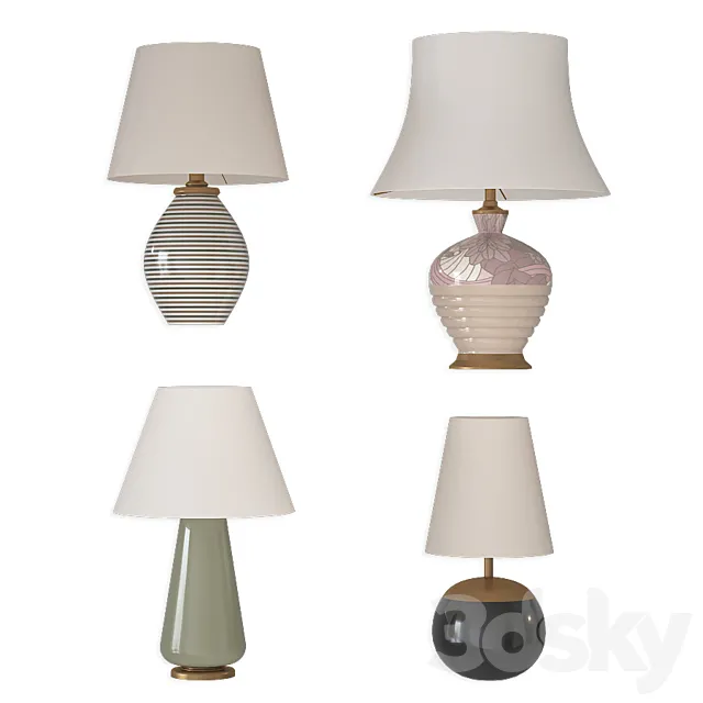 Table lamp set 1 Free Download