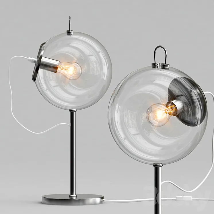 Table lamp ST Luce Senza 3D Model Free Download