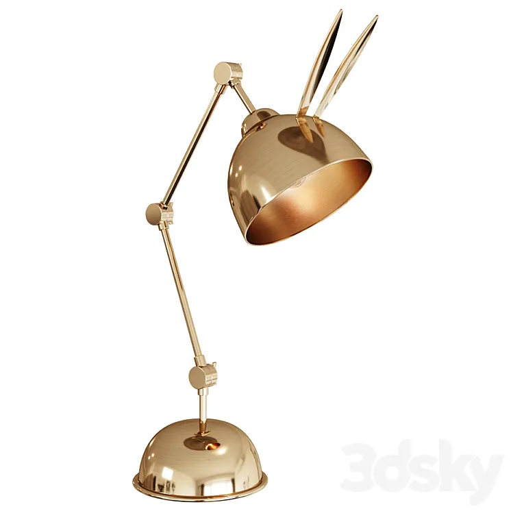 Table lamp The Emily & Meritt Bunny Task Lamp work lamp 3D Model Free