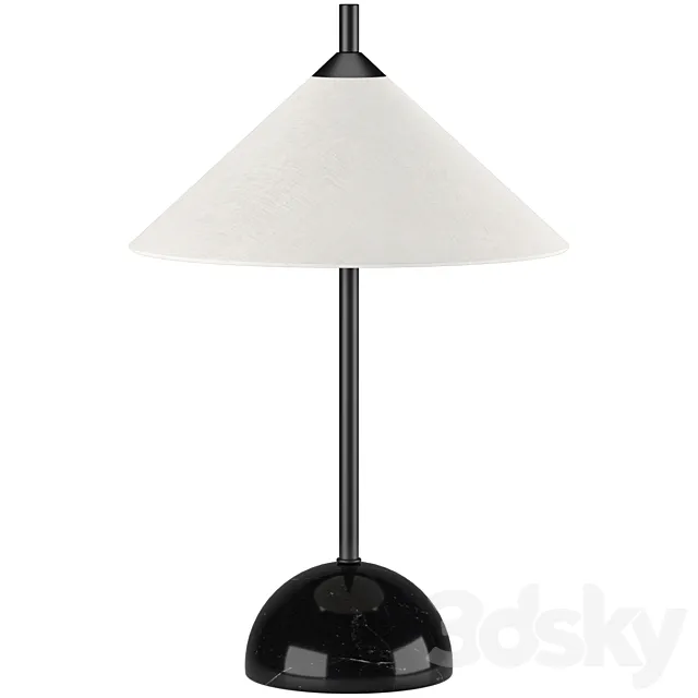 Table lamp Tischlampe Vica mit Marmorfuß 3D Model