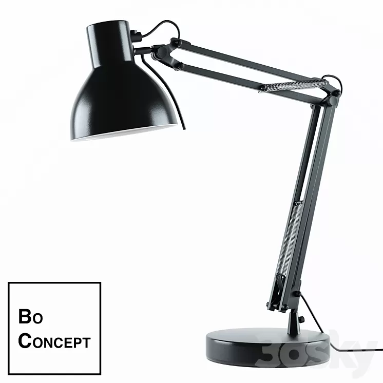 Table Lamp Work BoConcept 3D Model