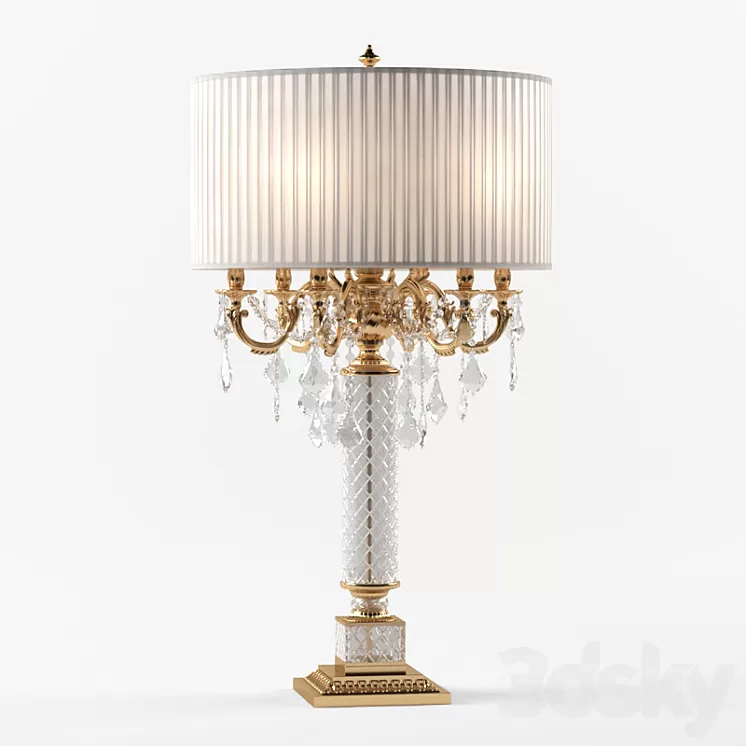 Table lamp Zanaboni 3D Model