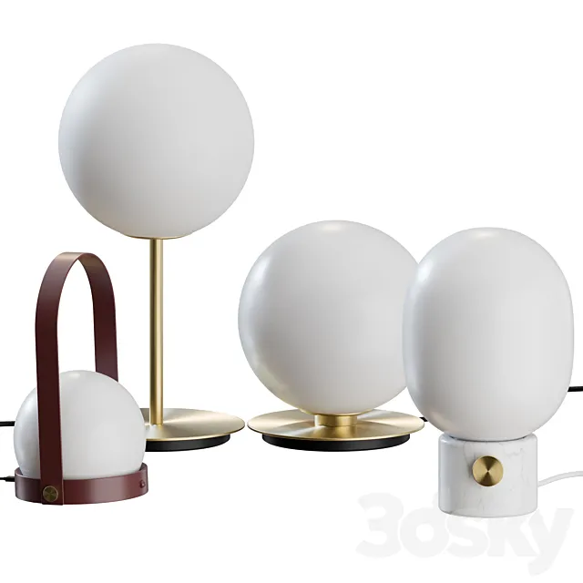 Table Lamps by MENU 3DModel