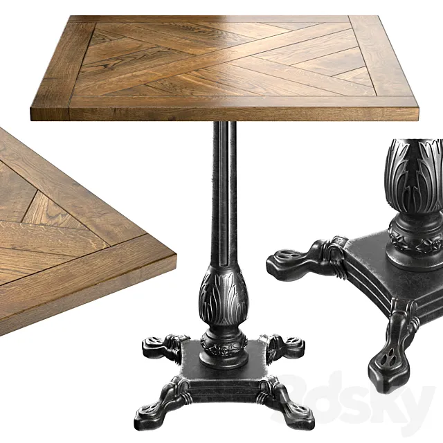 Table Manor House 3D Model