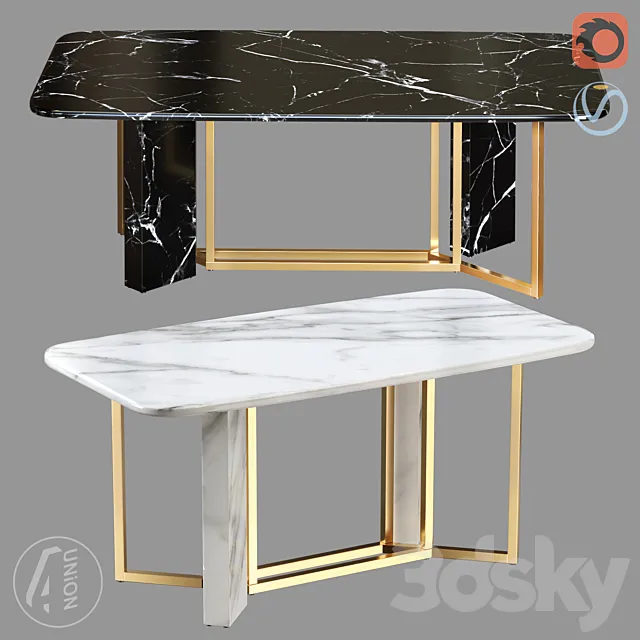 Table Marble MClassic TB-0022 3D Model