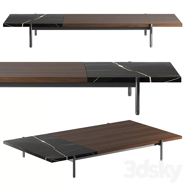 table Minotti Superquadra 2021 collection 3D Model