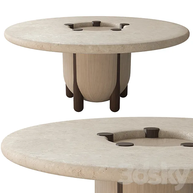 TABLE O HIGH BY MATTHIEU RECOPE DE TILLY 3DModel