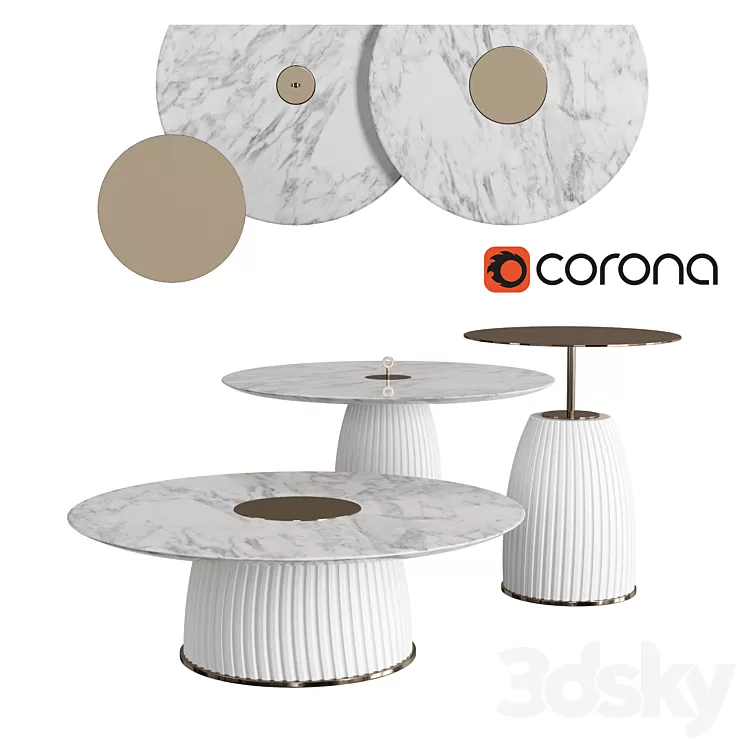 Table Paolo Castelli DIONE 3D Model