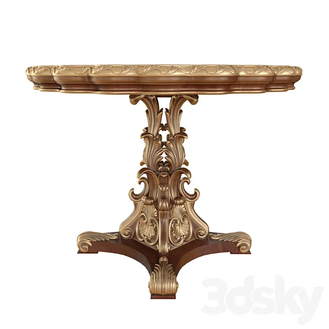 Table Rampoldi Creations Domus Aurea LUX 38 3DModel