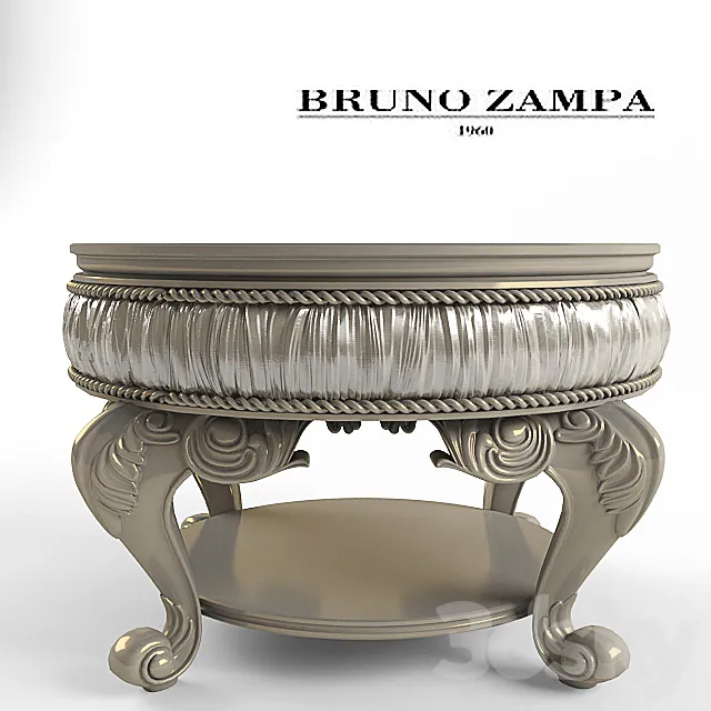 Table round Bruno Zampa 3D Model