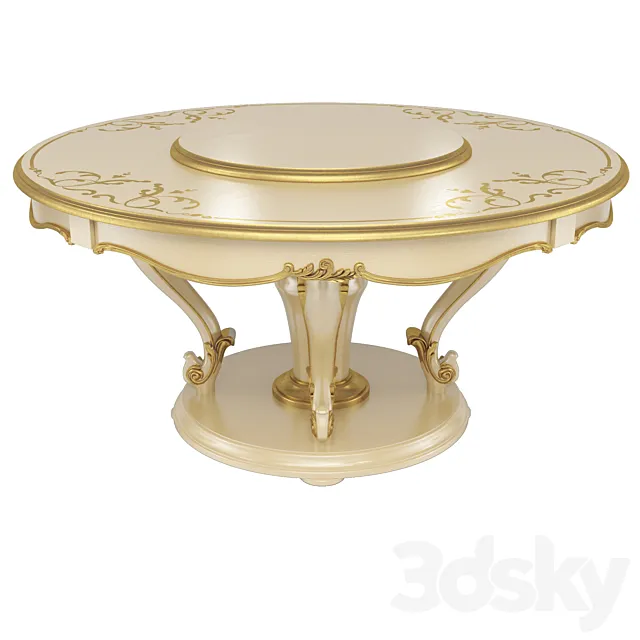 Table round Frandiss. New Coll. C 2017 3D Model