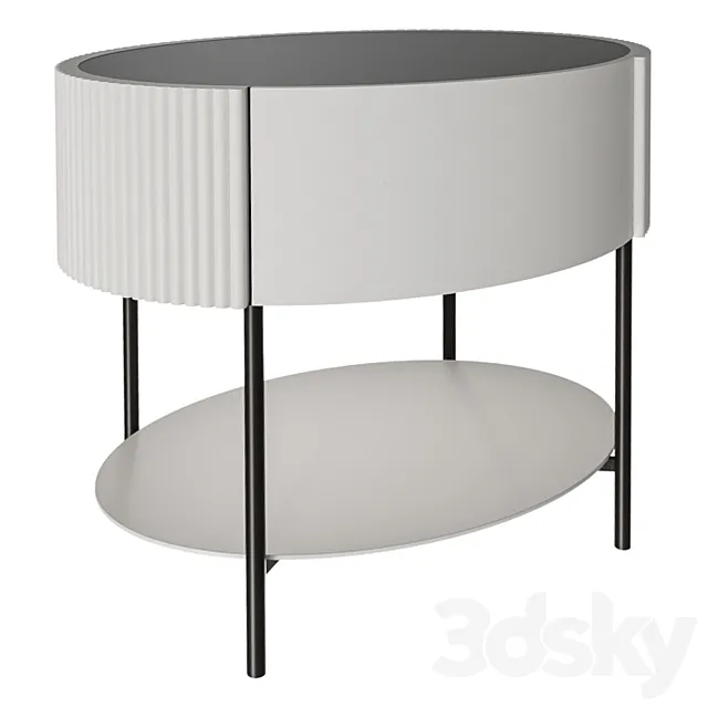 TABLE SCALA WITH MATT TOP 3D Model