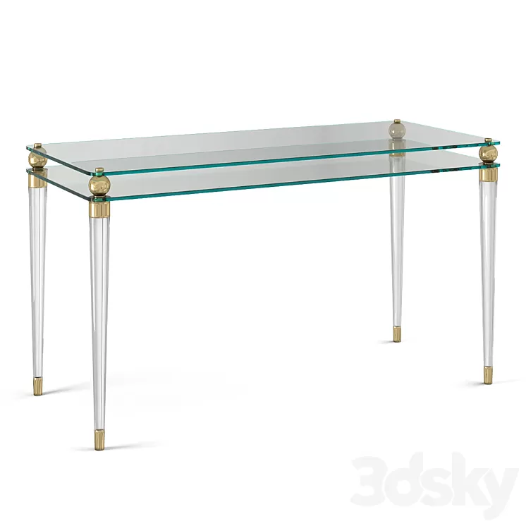 Table See Write Thru You Caracole 3D Model