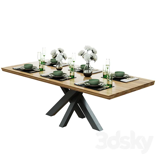 Table “Sense” 3D Model