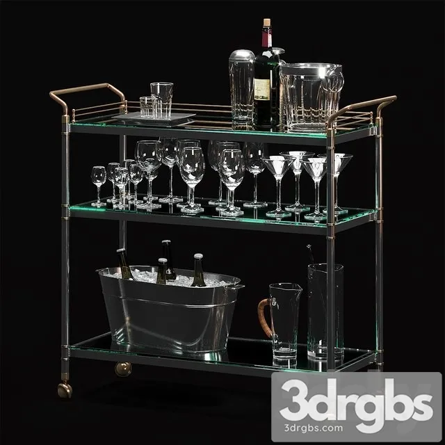 Table Service Luminarc 3D Model Free