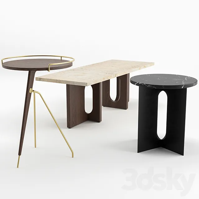 Table Set by MENU 3D Model