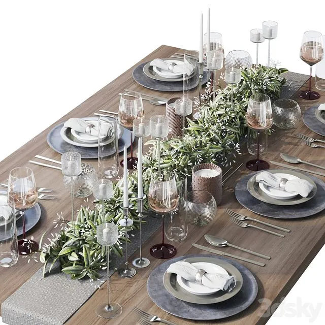 Table Setting 005 3D Model