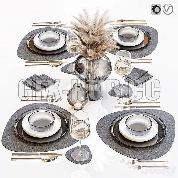 Table Setting 27 3D Model
