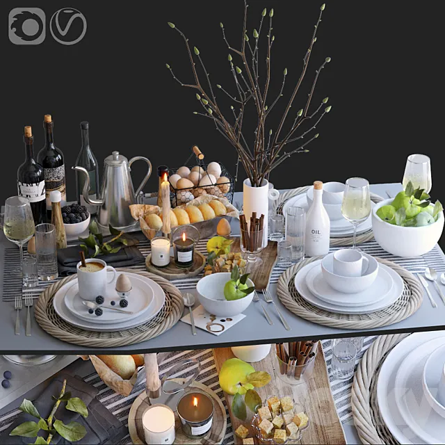 Table setting 29 3DModel