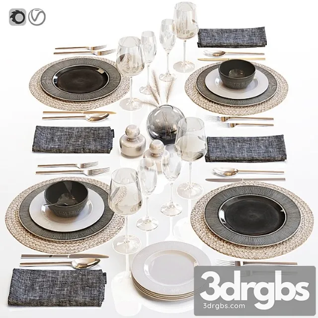 Table setting 29_2 3D Model Free