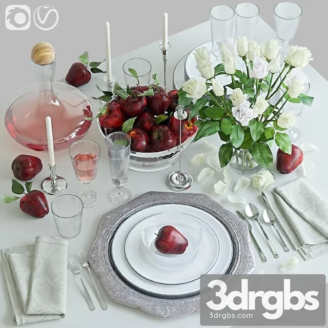 Table setting 31 3D Model Free