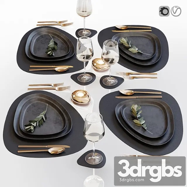 Table Setting 32 3D Model Download